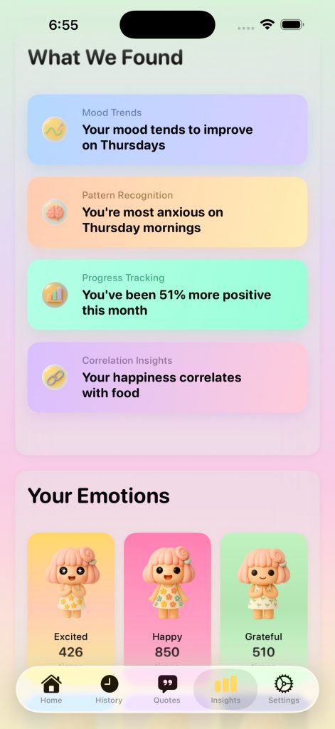 Feelis app screen 7
